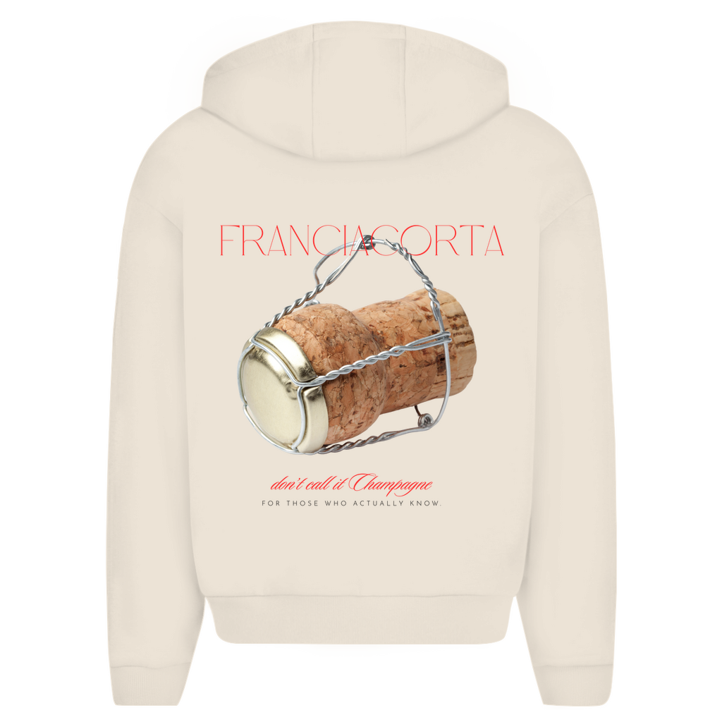 FRANCIACORTA - oversized zipper hoodie