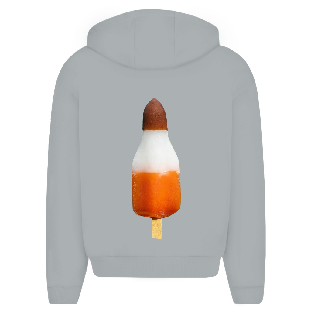 RAKETE - oversize zipper Hoodie