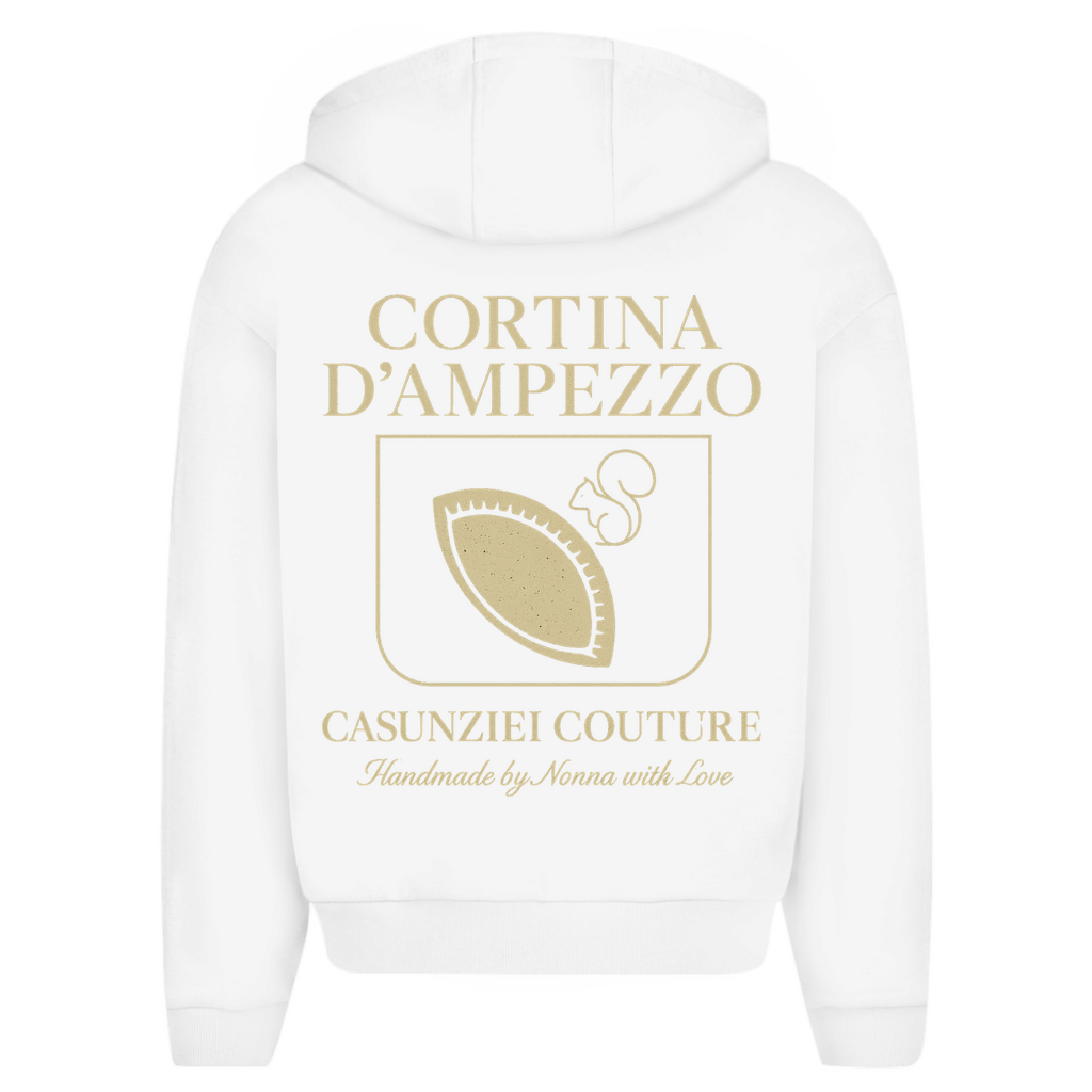 CASUNZIEI couture - oversize zipper Hoodie