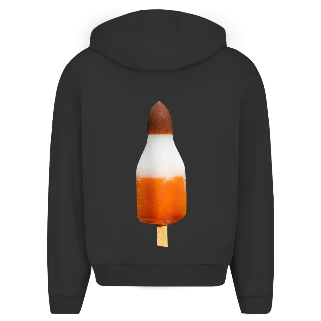 RAKETE - oversize zipper Hoodie