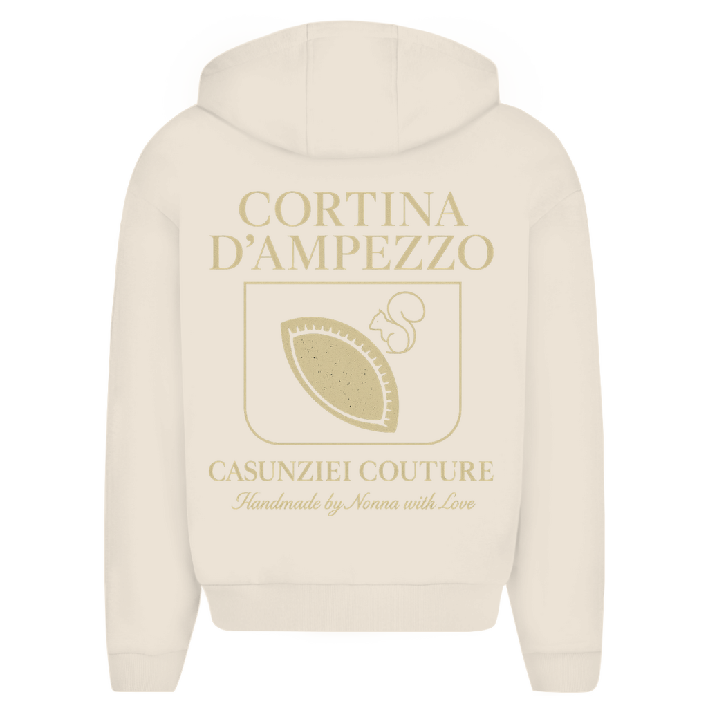 CASUNZIEI couture - oversize zipper Hoodie