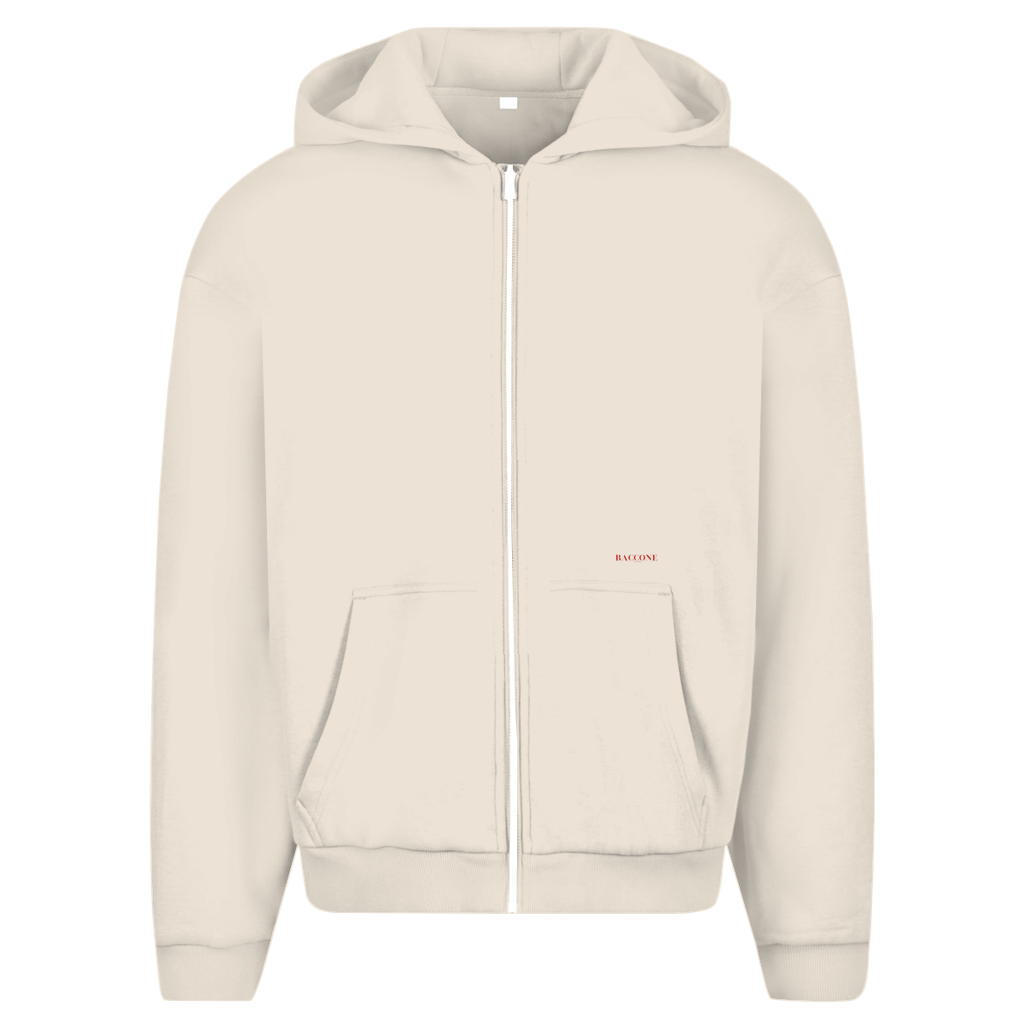 CORTINA SKI and PASTA - oversized zipper hoodie