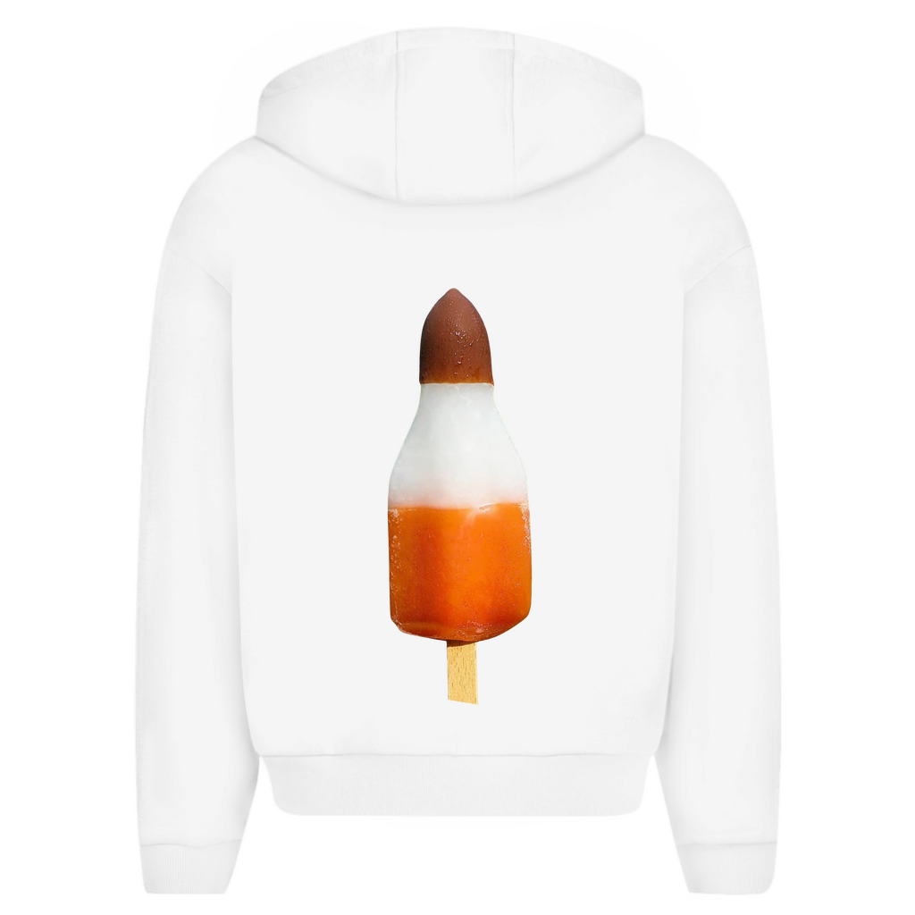 RAKETE - oversize zipper Hoodie