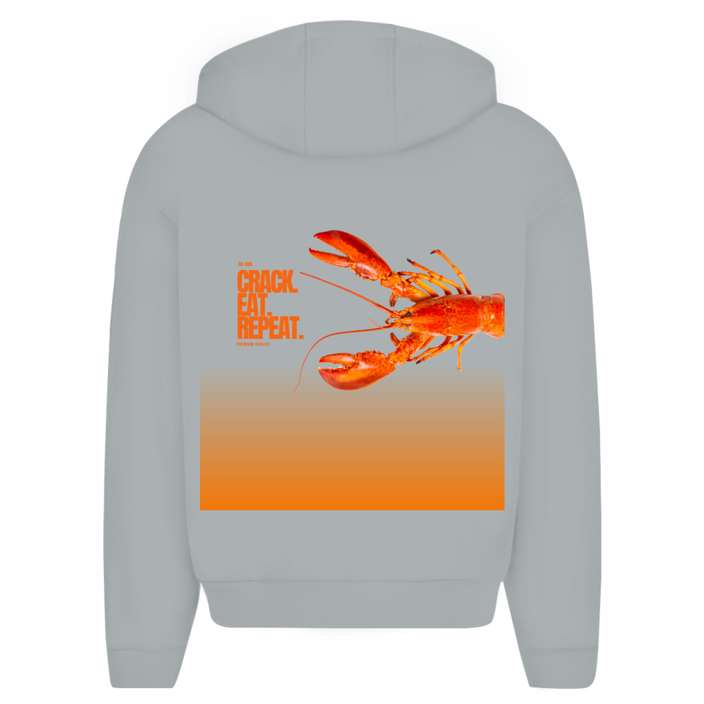 LOBSTER statement - oversized zipper hoodie