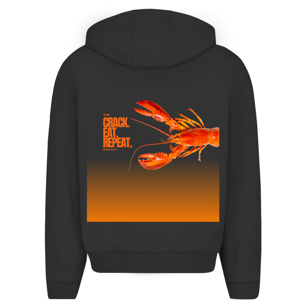 LOBSTER statement - oversized zipper hoodie