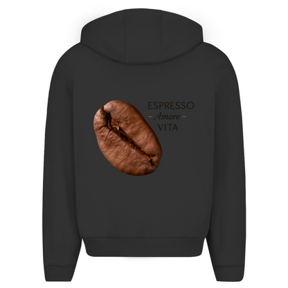 CHICCO DI CAFFÈ - oversize zipper Hoodie