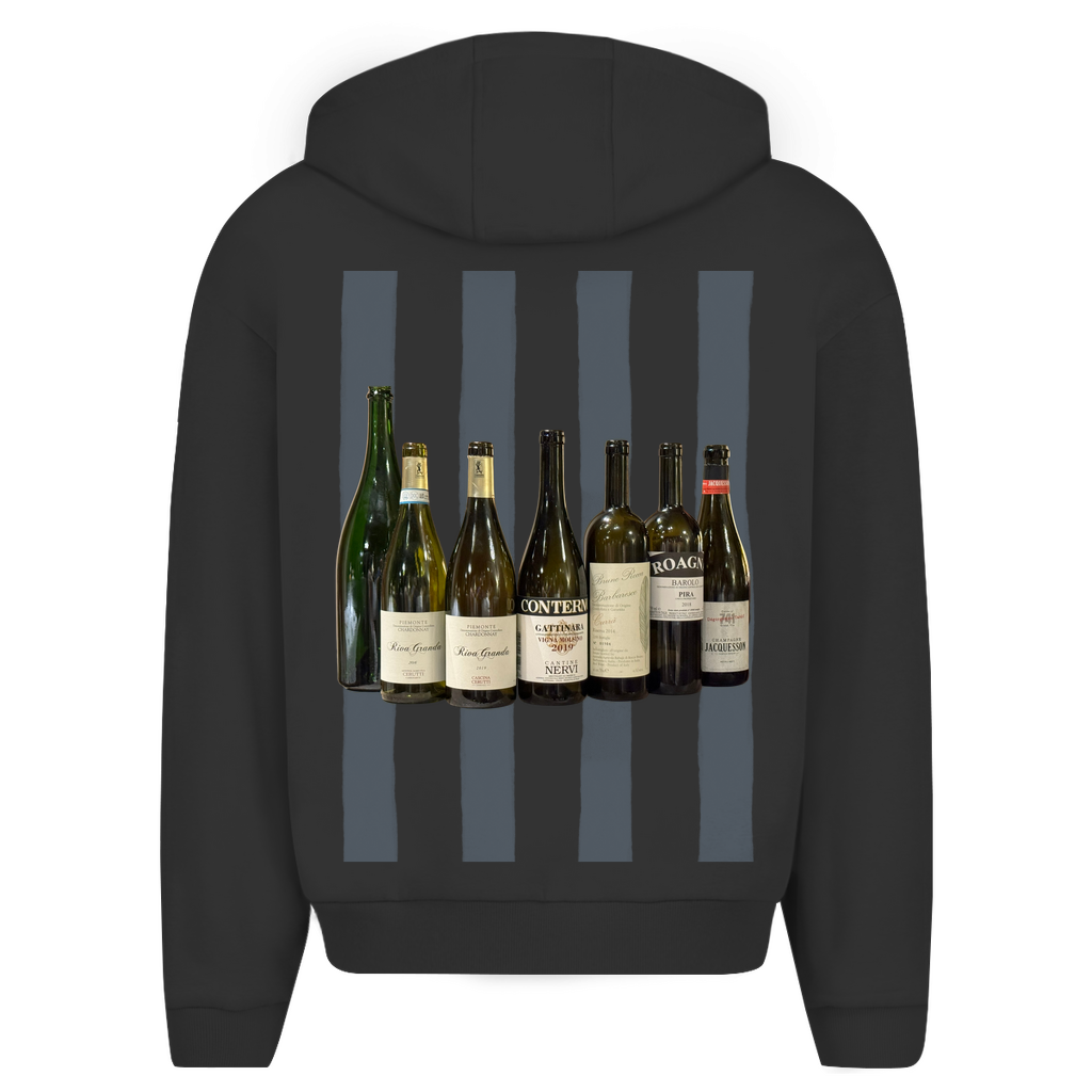 VINO signature - oversized zipper hoodie