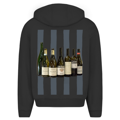 VINO signature - oversized zipper hoodie