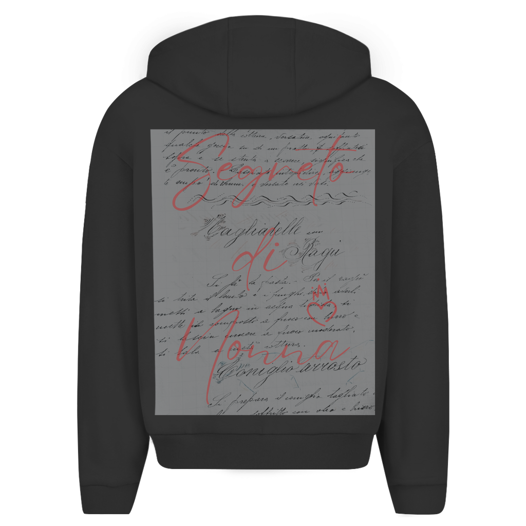 NONNA - oversized zipper hoodie