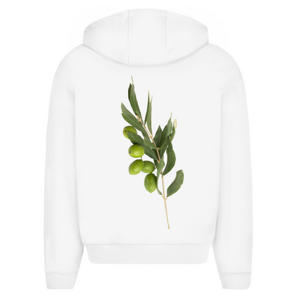 OLIVE - oversize zipper Hoodie