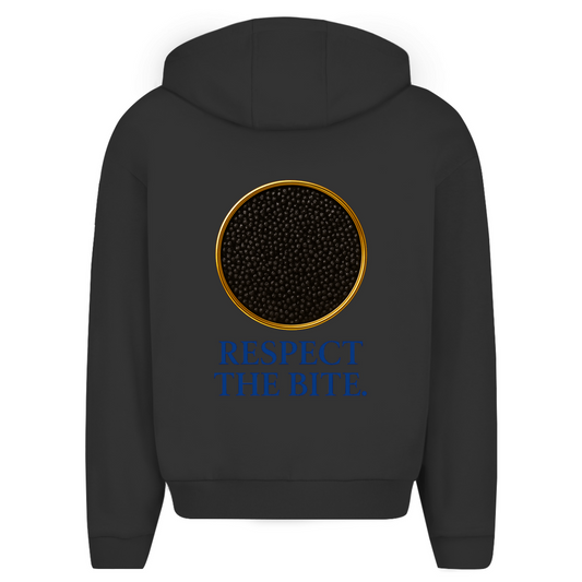 La DOLCE VITA d’Alta Classe - Caviale Hoodie zip & Ostrica premium hoodie schwarz