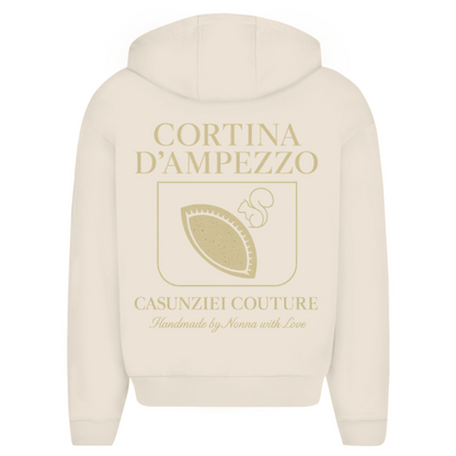 CASUNZIEI couture - oversize zipper Hoodie