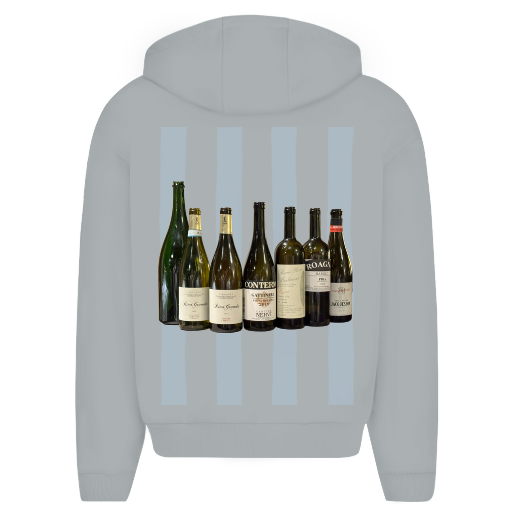 VINO signature - oversized zipper hoodie