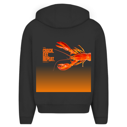 Lobster statement - oversized zipper hoodie