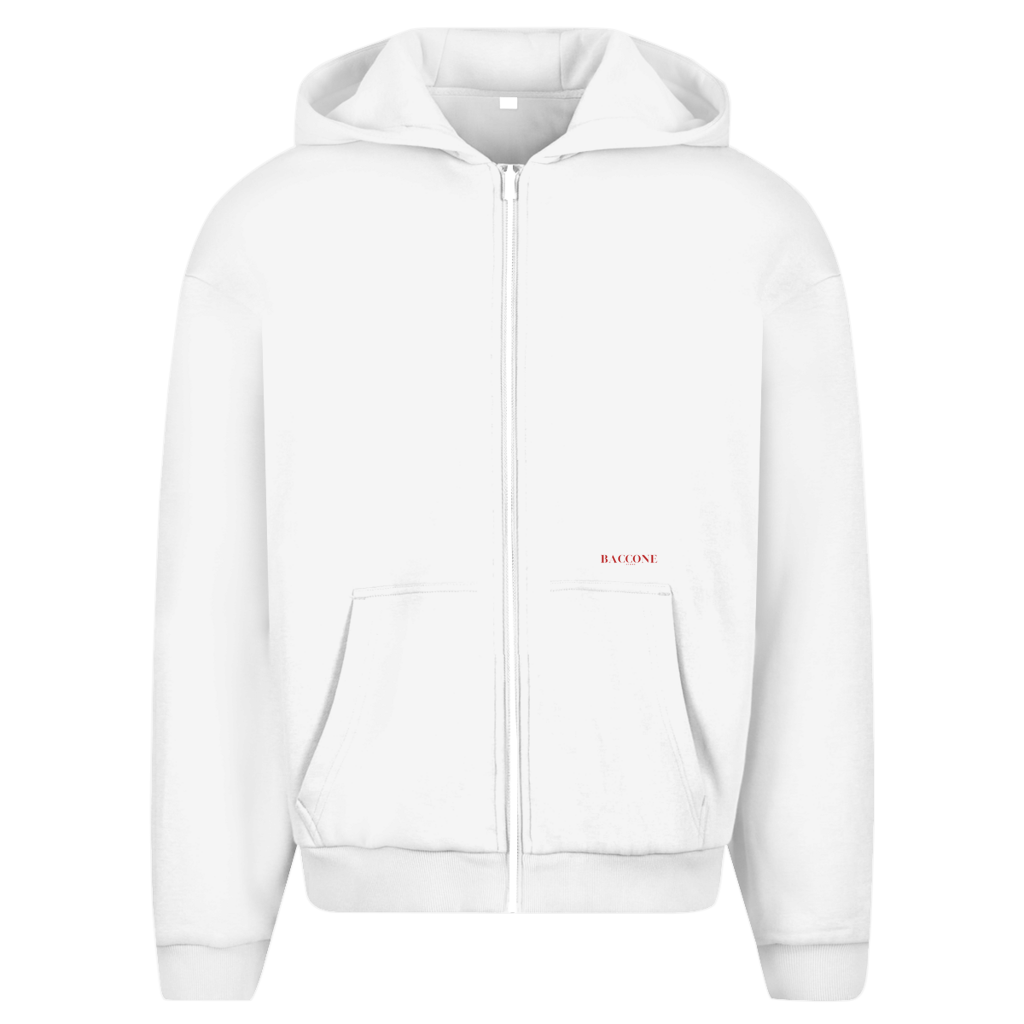 Lobster statement - oversized zipper hoodie