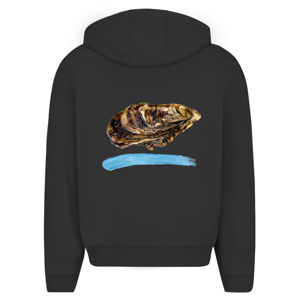 Ostrica - oversized zipper hoodie