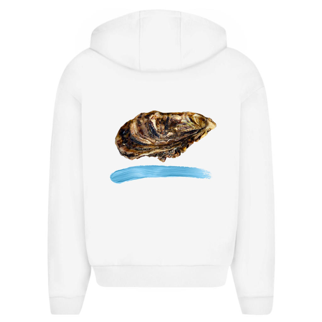 Ostrica - oversized zipper hoodie