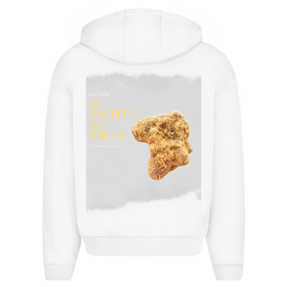 In Truffle we trust - oversized zipper hoodie