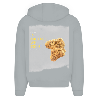 In Truffle we trust - oversized zipper hoodie