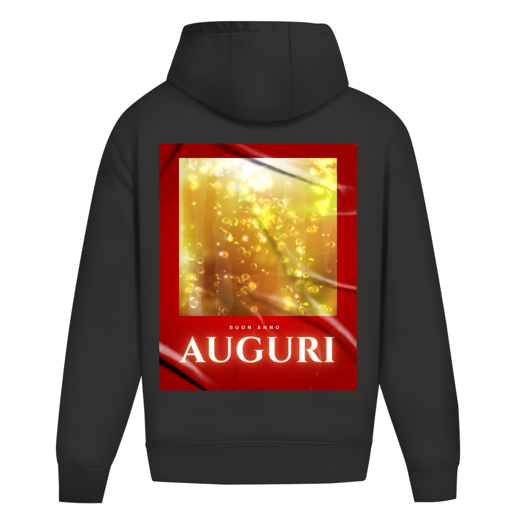 AUGURI Champagne bubbles - premium hoodie limited edition