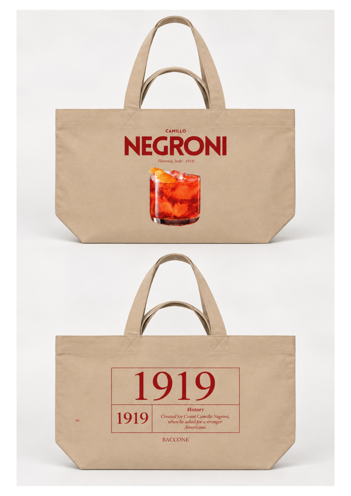 Negroni - Canvas Bag