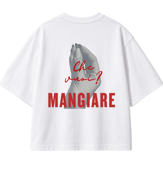 MANGIARE - oversize backprint