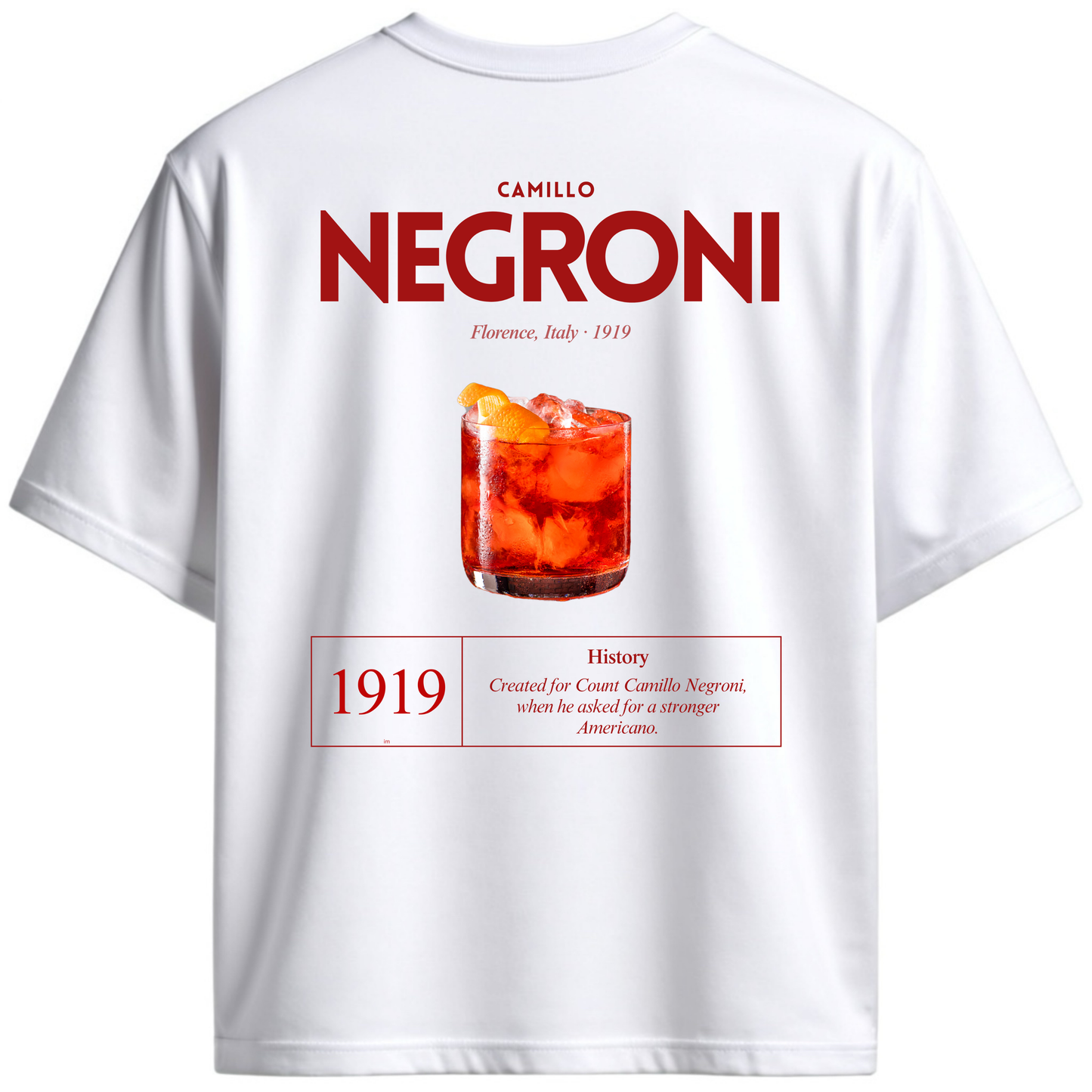 NEGRONI Il Classico - backprint T-Shirt