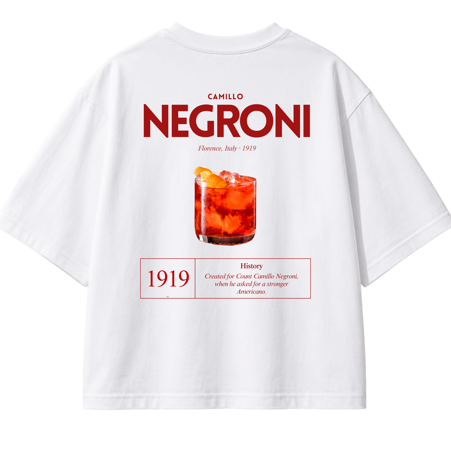 NEGRONI Il Classico - premium oversize