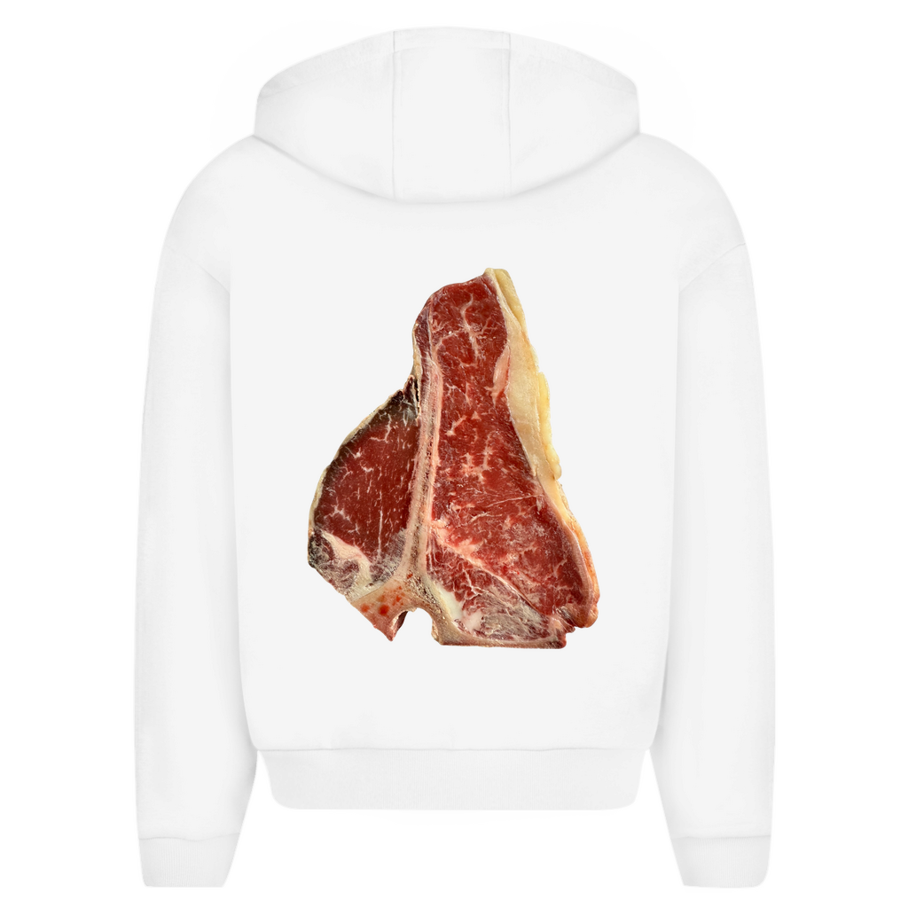 BISTECCA - oversize zipper Hoodie