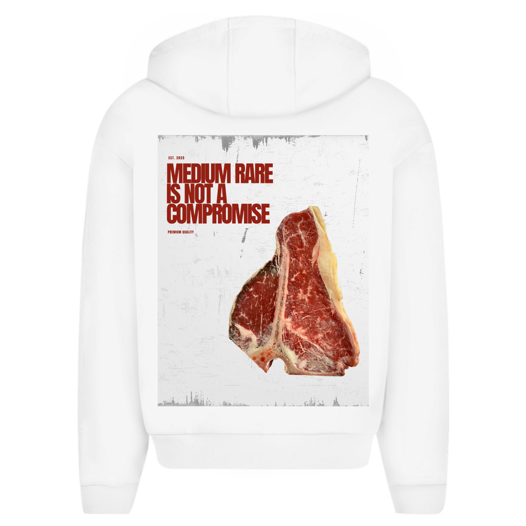 BISTECCA - MEDIUM RARE - oversize zipper Hoodie