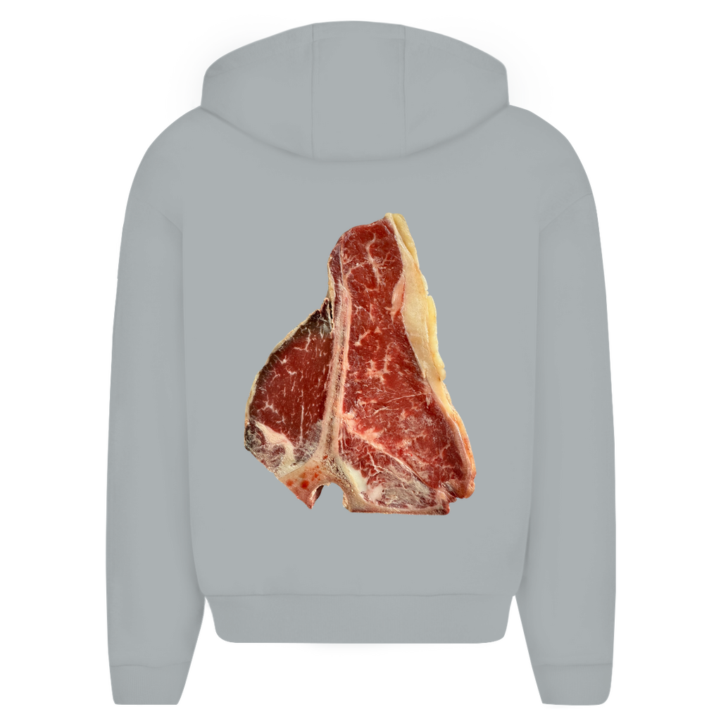 BISTECCA - oversize zipper Hoodie