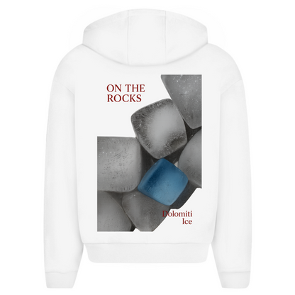 ON THE ROCKS - oversized zipper hoodie