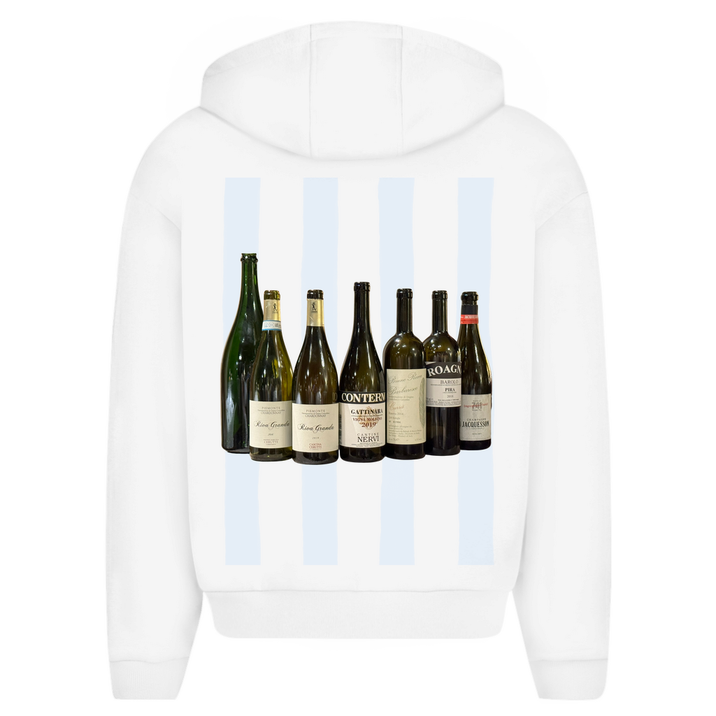 VINO signature - oversized zipper hoodie