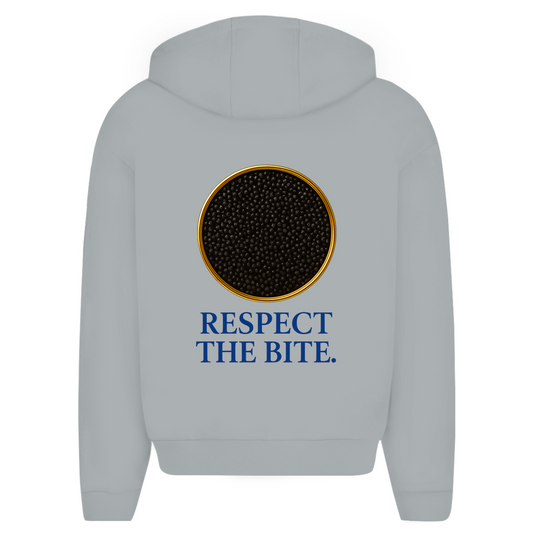 CAVIALE - RESPECT THE BITE - oversize zipper Hoodie